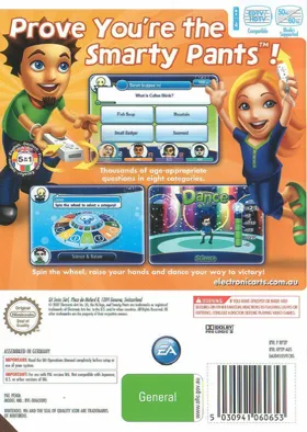 Smarty Pants box cover back